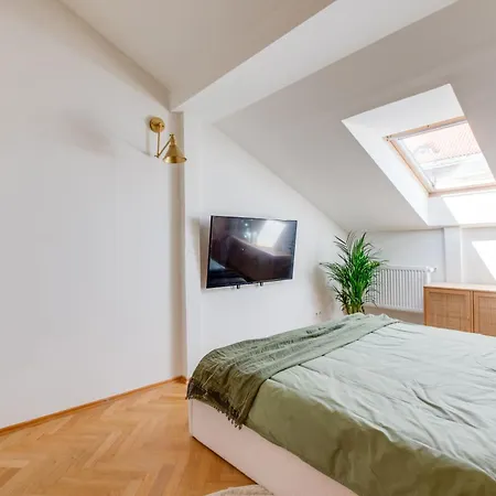 Elegant 3bds With Sauna Near The Dancing House And Riverside - Np *